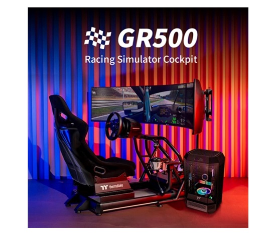 THERMALTAKE Závodní kokpit GR500 Racing Simulator Cockpit, Černá