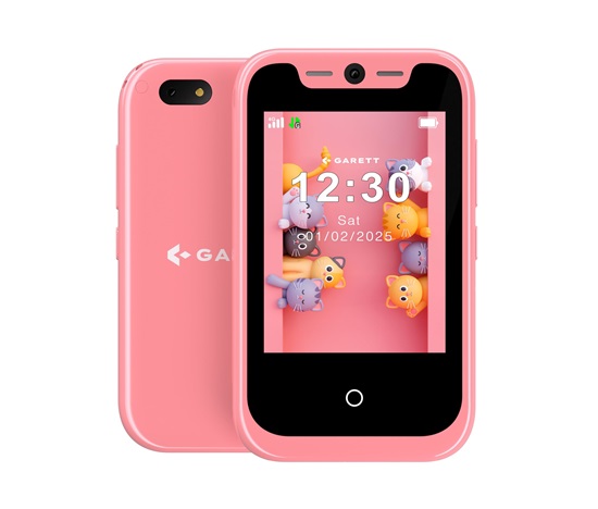 Garett Smartphone OneKid pink - dětský telefon, růžový