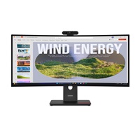 LENOVO LCD T34WD-40+MC60 - 34",VA,21:9,3440x1440,120Hz,300cd/m2,3000:1,4ms,HDMI,DP,USBHub,USB-C(100W PD),RJ45,Nákl,Zdvih
