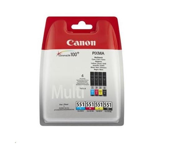 BAZAR - Canon CARTRIDGE CLI-571XL C/M/Y/BK PHOTO VALUE Multi-Pack pro PIXMA MG575x, MG6850x, MG775x, TS6052 (645 str.) -