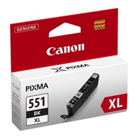 BAZAR - Canon CARTRIDGE CLI-551BK XL černá pro Pixma iP, Pixma iX, Pixma MG a Pixma MX 6850, 725x, 925, 8750 (1130 str.)