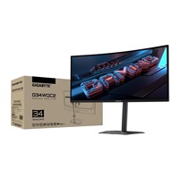 GIGABYTE LCD - 34" Gaming monitor G34WQC2, VA, 21:9, 3440x1440 QHD, 200Hz, 450 cd/m2, 1ms, 2xHDMI, 2xDP