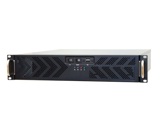 BAZAR - CHIEFTEC skříň Rackmount 2U ATX, UNC-210T-B-U3, 400W, Black, USB 3.0, poškozený obal