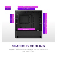 BAZAR - NZXT skříň H3 Flow / microATX / 1x120mm / USB / USB-C / černá, poškozený obal