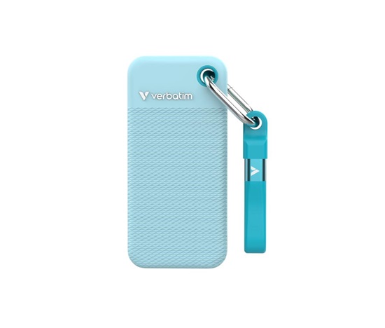 VERBATIM externí SSD 1TB Pocket SSD, USB-C, Modrá