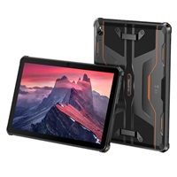 Rugged Tablet Oukitel RT9 4G 10 T606 6GB 256GB 11000-18W A14, Black w Orange  [No Charger]
