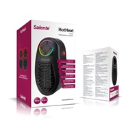 Salente HotHeat, teplovzdušný mini ventilátor, 500 W, černý