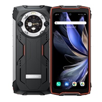 Rugged Smartphone Blackview BV9300 Pro 4G G99 12GB 256GB 15080-33W A13-D4, Watch Display, Black w Orange [No Charger]