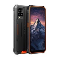 Rugged Smartphone Blackview BV4800 Pro 4G T606 4GB 128GB 5180-10W A14-D4, Black w Orange [No Charger]