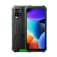 Rugged Smartphone Blackview BV4800 Pro 4G T606 4GB 128GB 5180-10W A14-D4, Black w Green [No Charger]
