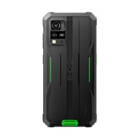 Rugged Smartphone Blackview BV4800 Pro 4G T606 4GB 128GB 5180-10W A14-D4, Black w Green [No Charger]