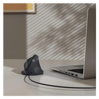 Hama vertikální ergonomická kabelová myš ECM-500R, pro praváky, černá