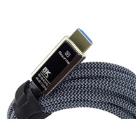 PREMIUMCORD Ultra High Speed HDMI 2.1 optický fiber kabel 8K@60Hz, zlacené 7m