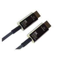 PREMIUMCORD Ultra High Speed HDMI 2.1 optický fiber kabel 8K@60Hz, zlacené 50m