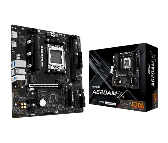 ASRock MB Sc AM5 A620AM-X, AMD A620A, 2xDDR5, 1xHDMI, 1xDP