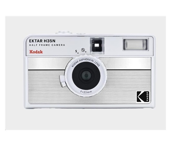 BAZAR - Kodak EKTAR H35N Camera Striped Silver - Poškozený obal (Komplet)