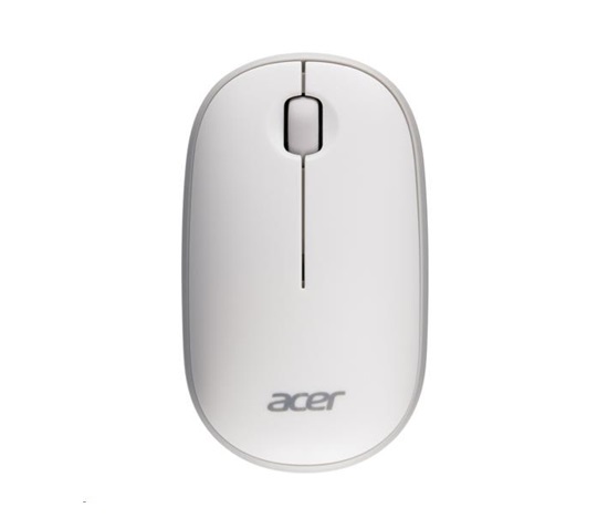 ACER Myš Acer Wireless Bubble Mouse White - RF2.4G, 1600 dpi, 102x60x32 mm, 60g bez AA baterie, retail pack