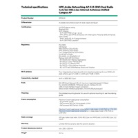 HPE Aruba Networking AP-515 (RW) Dual Radio 4x4/2x2 Wi-Fi 6 10-pack Campus Access Point