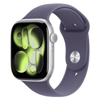 Apple Watch Series 11 GPS 42mm Silver Aluminium Case with Purple Fog Sport Band - M/L