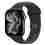 Apple Watch Series 11 GPS 46mm Jet Black Aluminium Case with Black Sport Band - S/M