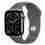 Apple Watch Series 11 GPS + Cellular 42mm Natural Titanium Case with Stone Grey Sport Band - M/L