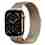 Apple Watch Series 11 GPS + Cellular 46mm Gold Titanium Case with Gold Milanese Loop - S/M