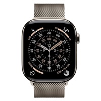 Apple Watch Series 11 GPS + Cellular 46mm Natural Titanium Case with Natural Milanese Loop - M/L