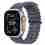 Apple Watch Ultra 3 GPS + Cellular 49mm Natural Titanium Case with Anchor Blue Ocean Band