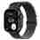 Apple Watch Ultra 3 GPS + Cellular 49mm Black Titanium Case with Black Titanium Milanese Loop - Medium