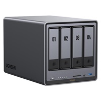 UGREEN NASync DXP4800 (4C/IntelN100/3,4GHz/8GBRAM/4xSATA/2xM.2/2x2,5GbE/2xUSB2.0/2xUSB3.2/1xUSB-C/HDMI/SD)