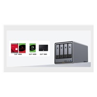 UGREEN NASync DXP4800 Plus (6C/Gold8505/4,4GHz/8GBRAM/4xSATA/2xM.2/1x2,5GbE/1x10GbE/2xUSB2.0/2xUSB3.2/1xUSB-C/HDMI/SD)