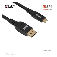 Club3D Kabel USB-C na DisplayPort 2.1 DP54 Bi-Directional, 8K120Hz, 4K480Hz, 2m