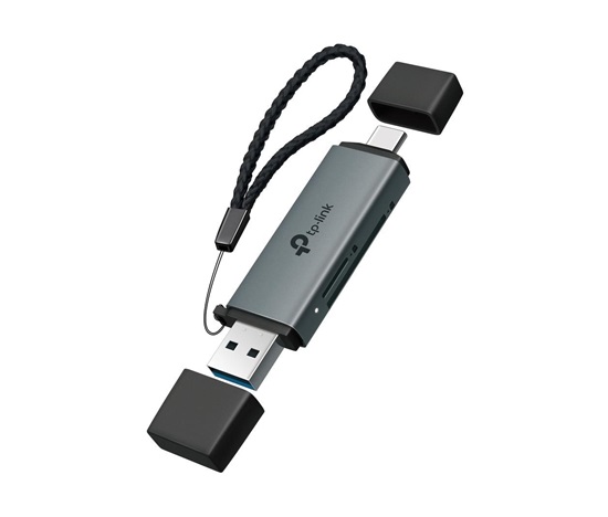 TP-Link UA430D čtečka karet (1xUSB-C3.2Gen1,1xUSB-A3.2Gen1,1xmicroSD,1xSD)