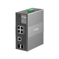 TP-Link OMADA průmyslový switch IES206GPP (4xGbE,1xGbE/SFPcombo,1xSFP,3xPoE+,1xPoE++,120W,DIN,IP40,fanless)