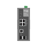 TP-Link OMADA průmyslový switch IES206GPP (4xGbE,1xGbE/SFPcombo,1xSFP,3xPoE+,1xPoE++,120W,DIN,IP40,fanless)