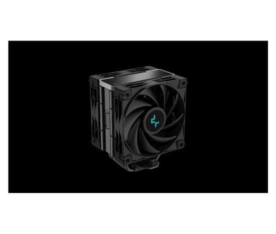 DEEPCOOL CPU Chladič AK400 ZERO DARK PLUS, 2x120mm, LGA1851, AM5, černá