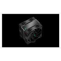 DEEPCOOL CPU Chladič AK400 ZERO DARK PLUS, 2x120mm, LGA1851, AM5, černá