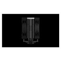 DEEPCOOL CPU Chladič AK400 ZERO DARK PLUS, 2x120mm, LGA1851, AM5, černá