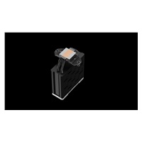 DEEPCOOL CPU Chladič AK400 ZERO DARK PLUS, 2x120mm, LGA1851, AM5, černá