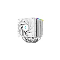 DEEPCOOL CPU Chladič AK620 DIGITAL SE WH, ARGB, 2x120mm, LGA1851, AM5, bílá