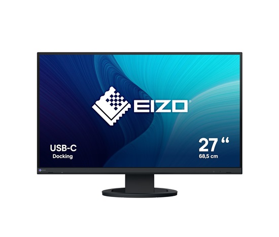 EIZO MT 27" EV2720S-BK FlexScan, IPS, 2560x1440, 350nit, 1500:1, 5ms, USB-C, DisplayPort, HDMI, USB, Repro, Černý