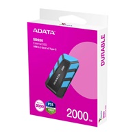 ADATA External SSD 2TB SD820, USB 3.2 Gen 2x2, Černo-modrá