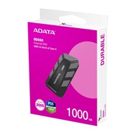 ADATA External SSD 1TB SD820, USB 3.2 Gen 2x2, Černá