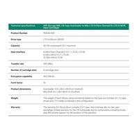HPE Storage MSL 1/8 Tape Autoloader 1x MSL LTO-9 Fibre Channel 5x LTO-9 45TB Data Cartridges