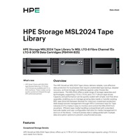 HPE Storage MSL3040 Tape Library 1x MSL LTO-9 Fibre Channel 20x LTO-9 45TB Data Cartridges