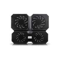 DEEPCOOL Chladící podložka Multi Core X6, pod notebook, černá