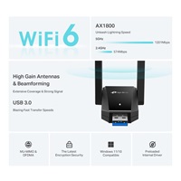 TP-Link Archer TX30U Plus WiFi6 USB adapter (AX1800,2,4GHz/5GHz,USB3.0)
