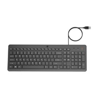 BAZAR - HP 150 Wired Keyboard - drátová klávesnice - CZ/SK lokalizace - Poškozený obal (Komplet)