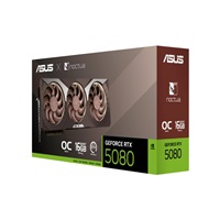 ASUS VGA NVIDIA GeForce RTX 5080 O16G NOCTUA, RTX 5080, 16G DDR7, 3xDP, 2xHDMI