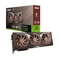 ASUS VGA NVIDIA GeForce RTX 5080 O16G NOCTUA, RTX 5080, 16G DDR7, 3xDP, 2xHDMI